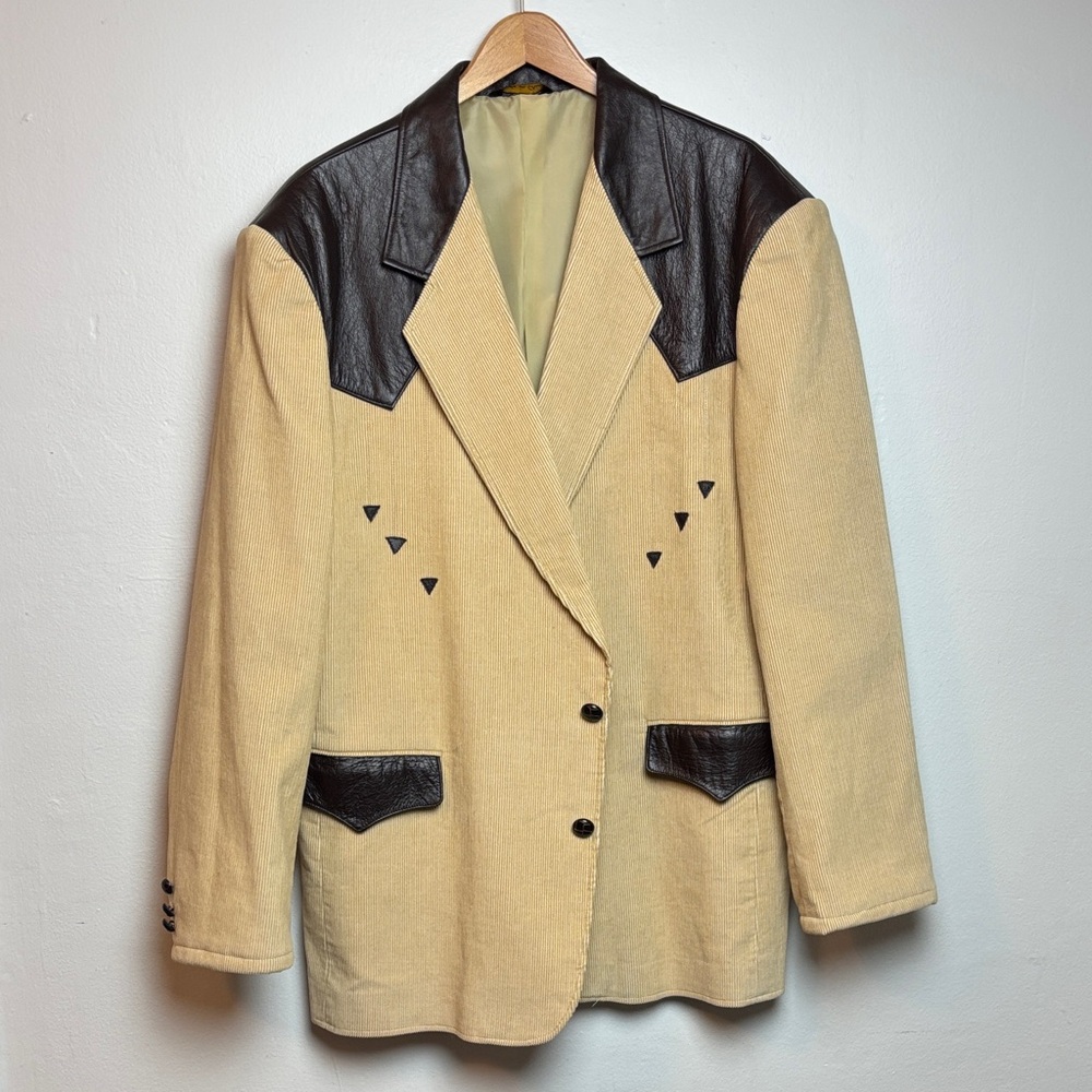 Roper‎ Western-Style Men’s Sport Coat Rockabilly Cowboy Country Corduroy 46L